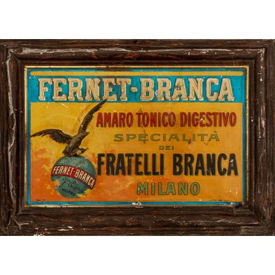 Fernet Branca Enseigne lithographiée