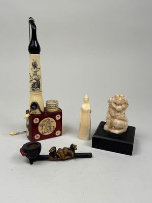 a lot of items that are sitting on a table