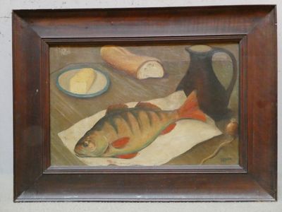 DESNOS Ferdinand (1901-1958) – « La perche au beurre » - toi…