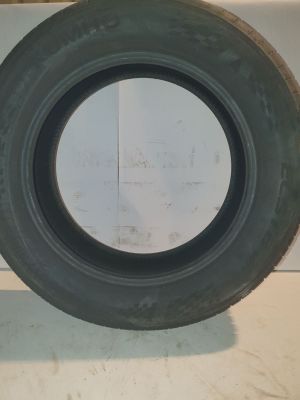 a tire that is sitting on a table