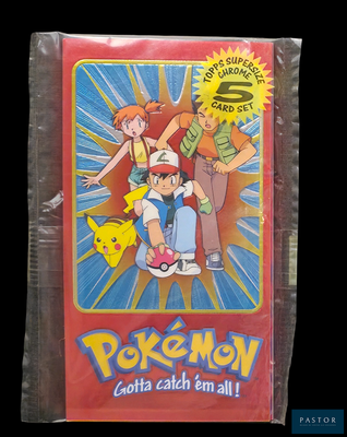 a picture of a pokemon trading card in a plastic bag