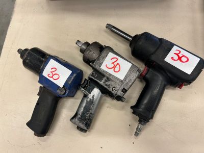 3 clés à choc pneumatiques dont 1 MICHELIN