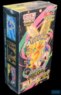La boîte du jeu de cartes Pokémon comporte l'image d'une figurine de Pokémon.