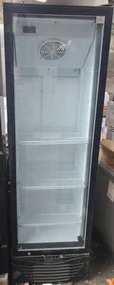 an image of an empty refrigerator in a store