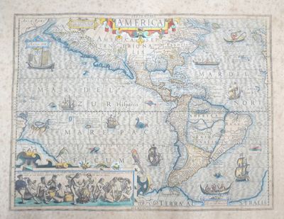 d'après Jodocus Hondius America