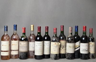 12 B . 2 B de Chateau Pierron 1995, 1 B de chateau Baury Mar… - Photo 1