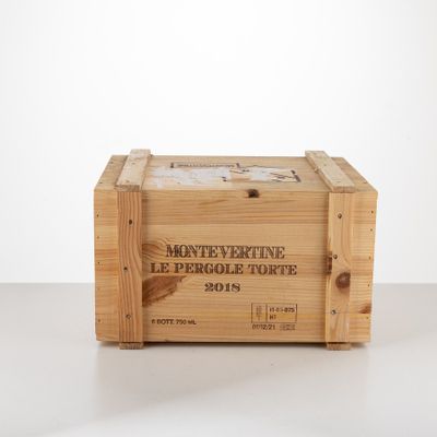 an image of a wooden box with a label on it that says monteverine