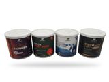 a group of four different types of food in plastic containers