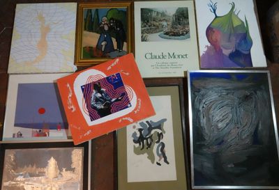 LOT de 15 pièces encadrées comprenant : - Photo 1