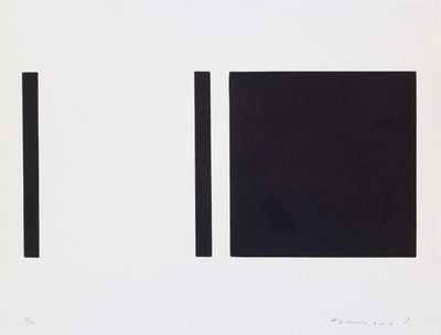 an image of a black and white drawing of a square and a rectangle