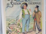 affiche représentant deux hommes debout côte à côte devant un immeuble