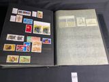 a book with a lot of different stamps on it