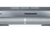 bosch 60cm stainless steel range hood with led lights