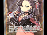 the card has a picture of a girl with a sword in her hand