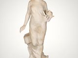 an image of a statue of a woman with a bird in her hand