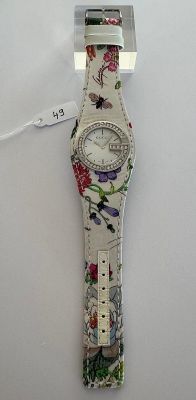 Jolie Montre en acier, signée - GUCCI - FLORA - Ø 39mm - Cad…