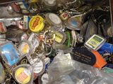 many different types of keychains in this case