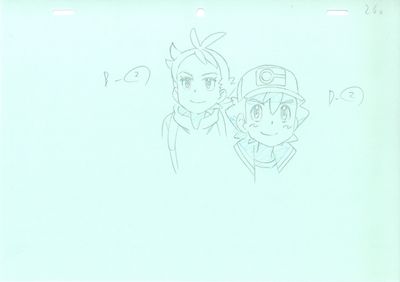 dessin représentant deux personnes debout l'une à côté de l'autre devant un tableau blanc