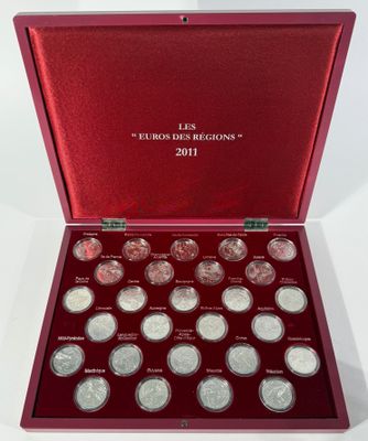 Coffret les "Euros des régions" - 2011, comprenant 27 pièces…
