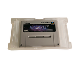 a nintendo game in a plastic case on a white surface