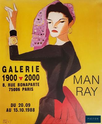 une image d'un tableau représentant une femme en robe rouge