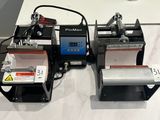 two machines that are sitting on a table