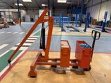 an image of a forklift in a warehouse