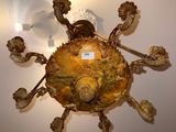 a picture of a wall mounted light fixture in a room