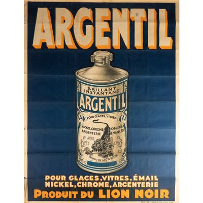 Argentil Affiche lithographique [non toilée].