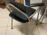a chair that is sitting in front of a desk