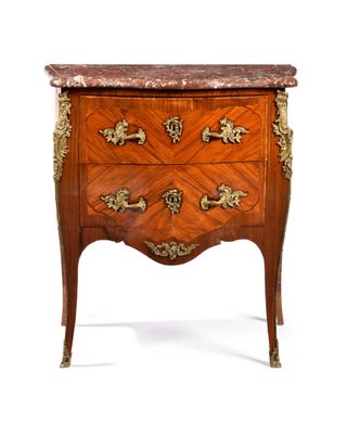 an image of a chest of drawers with a marble top