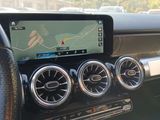a car dashboard with a gps device on it