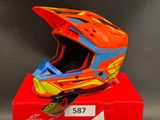 an image of a helmet on top of a red box