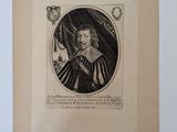 an old black and white drawing of a man holding a candle