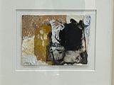 a picture of a picture of a painting in a white frame