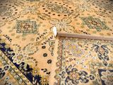 a picture of a carpet with a piece of tape on it