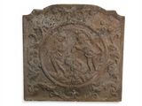 an image of a plaque with a man and a woman in a circle