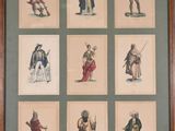 une image représentant un groupe de personnes vêtues de costumes médiévaux
