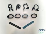many different types of electronic gadgets laid out on a table