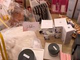 many items on the table for sale on the table
