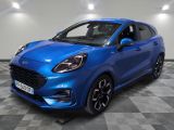 a blue 2020 ford karry is shown in a showroom
