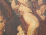 a painting of a woman holding a baby in her arms