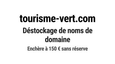 Nom de domaine tourisme-vert.com.