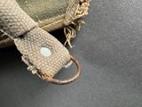 a close up of a bag that has a handle on it
