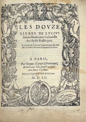 un vieux livre avec l'image d'un homme et d'une femme