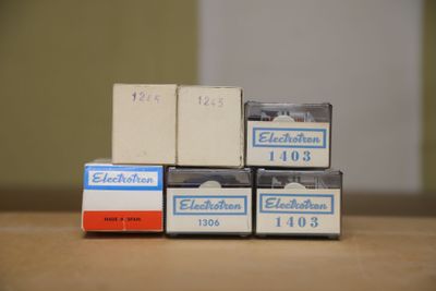 four boxes of electronic cigarettes sitting on a table