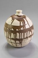 Jean BESNARD (1889-1958). Pied de lampe Céramique émaillée à… (photo 4)