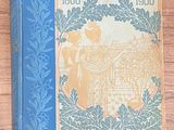 un livre bleu sur lequel figure la photo d'un homme et d'une femme