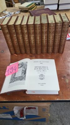 11 tomes Mémoires Journaux Pierre L'estoile (manque le tome …