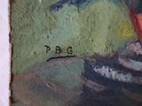 a picture of a painting on the wall of a building